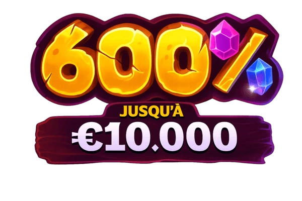 Bonus 600% jusqu'à 10 000€